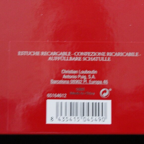Christian Louboutin Abracadabra Refillable Red Spiked Eyeshadow Palette Case NIB - Picture 5 of 16